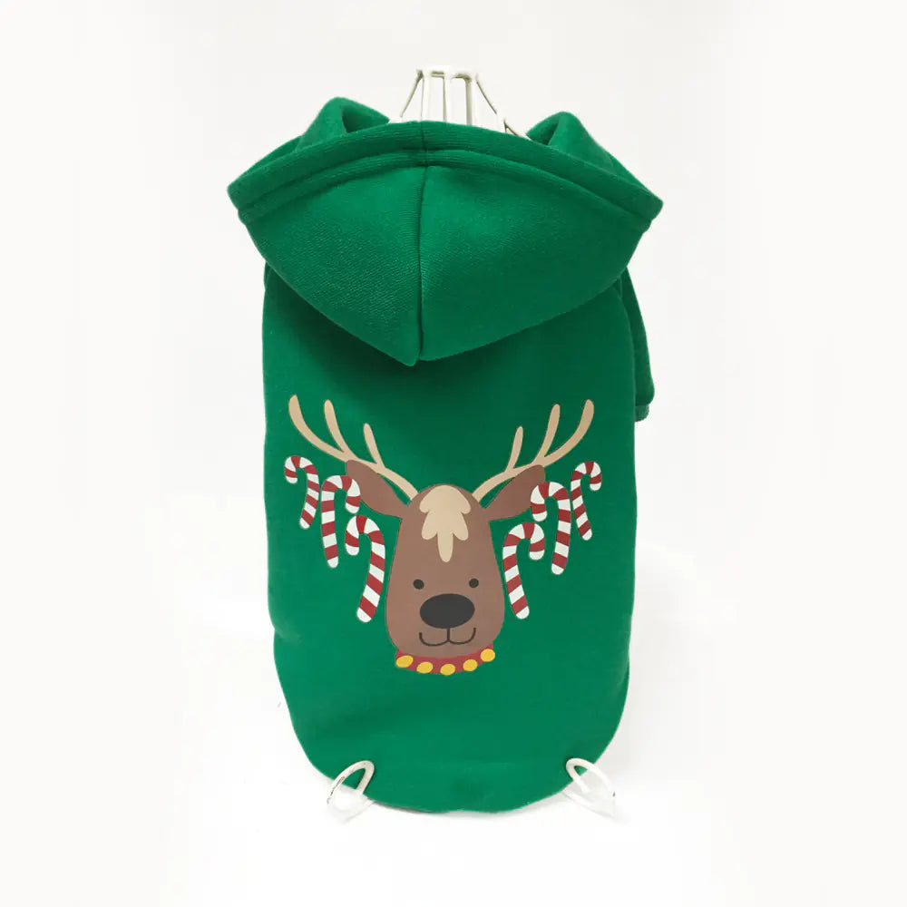 Festive Dog Hoodie - Cozy Christmas Wear