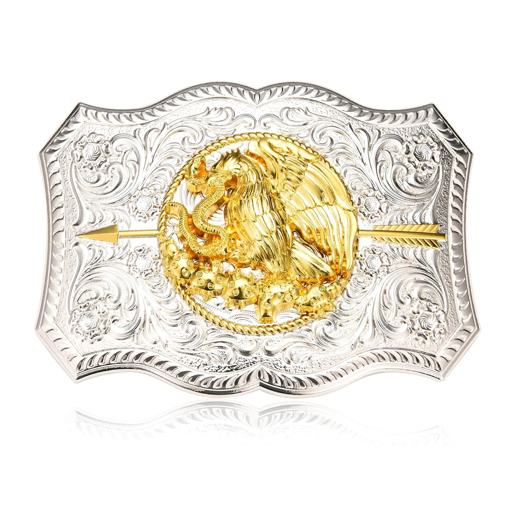 Western Texas Cowboy Belt Buckle