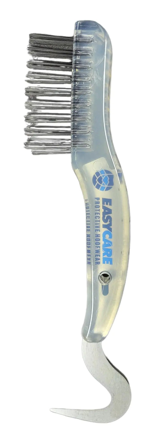 Angry Horse Easycare Hoof Pick and Wire Brush Combo Clear