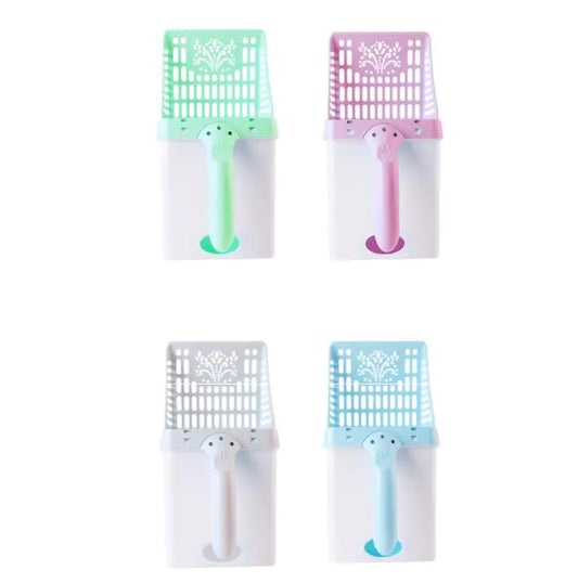 Cat Care Scoop and Storage Set