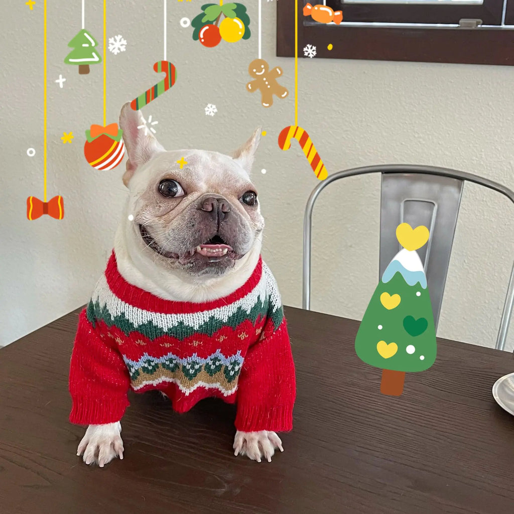 Holiday Cheer Pet Sweater for Cats & Dogs
