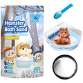 kathson Hamster Bathing Sand with Sandbox, Potty Litter, Sand Bath for Dwarf Hamster Gerbil Mouse