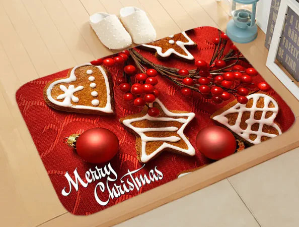 Holiday Scene Absorbent Mat