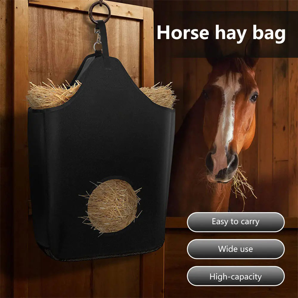 Horse Hay Bags for Slow Feeding When Going Out