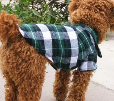 Chic Pet Plaid Shirt