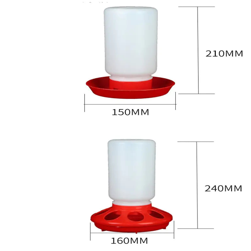 Bird Waterer and Feeder for Pigeons