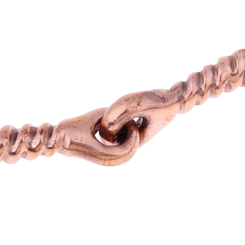 Red Copper Threaded Stainless Steel Horse Mouth Bit