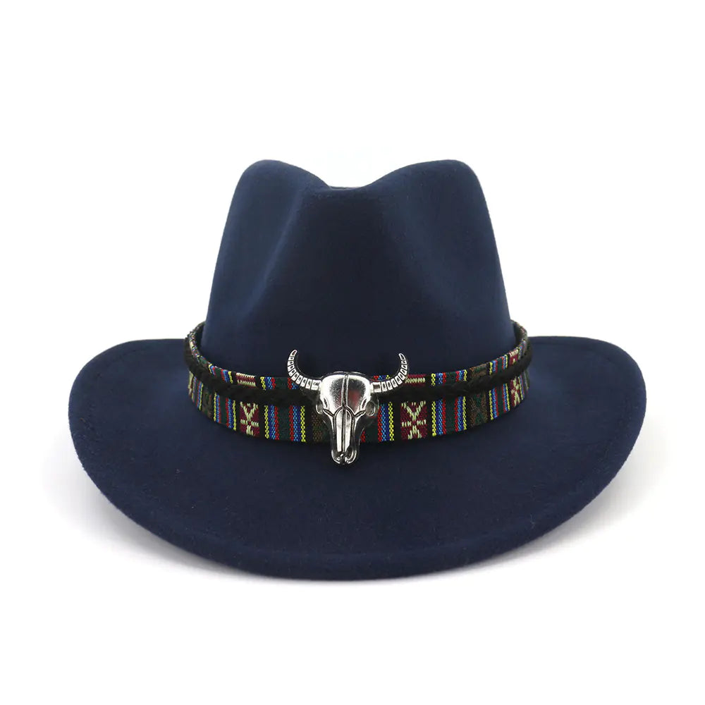 DualStyle Woolen Western Hat