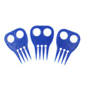 Welcomeget 3PCS Plastic Pulling Combs Horse Mane Tail Mini Pocket Combs