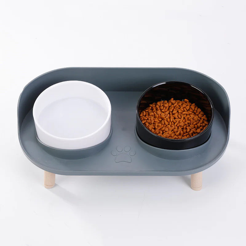 Anti-Tip Elevated Cat Food Bowl