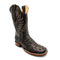 Ranchero Square Toe Embossed Leather Boots