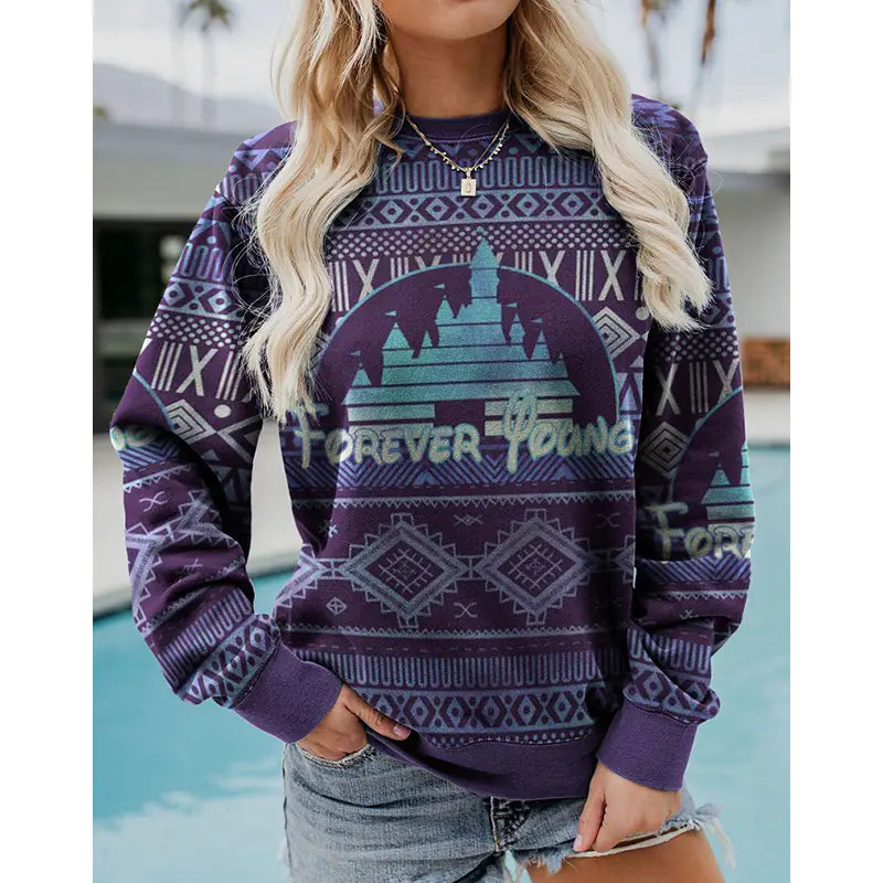 Retro Western Women's Hoodie - Chic Pullover