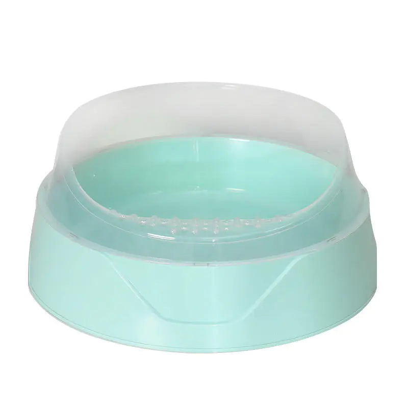 Large Semi-Enclosed Cat Litter Box with Shovel