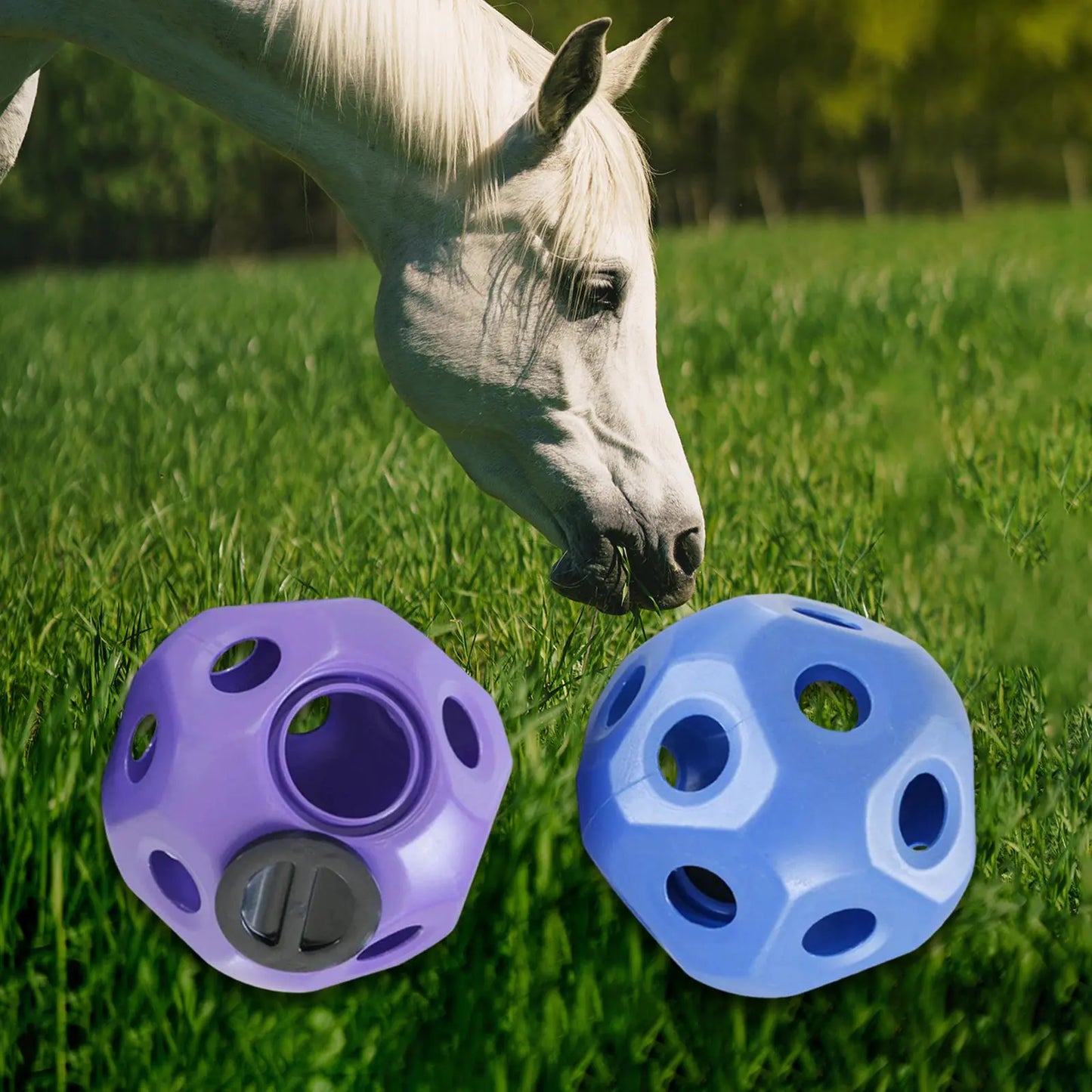 Horse Hay Feeding Bag Toy Ball